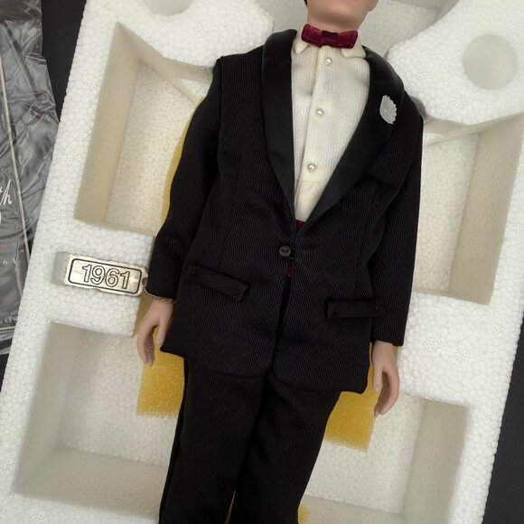 Ken 30th Anniversary Porcelain Doll Barbie Mattel 1961 Repro 1110 Limited Ed - Picture 5 of 14